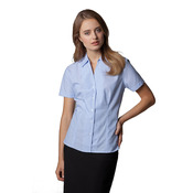 Women's pinstripe blouse short sleeved