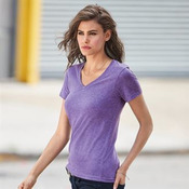 Anvil women's featherweight v-neck tee
