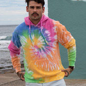 Rainbow tie-dye hoodie