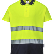 Two-tone cotton Comfort polo (S174)